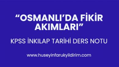 Osmanlı'da Fikir Akımları