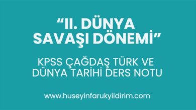 2. Dünya Savaşı Dönemi