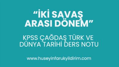 İki Savaş Arası Dönem